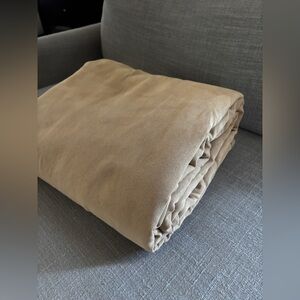 Pottery Barn Mesa Everyday Suede Twin Duvet Cover